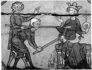 Püha Olavi põlvehaav.  Ca 1300, Årdal, Norra.  Bergeni muuseum. 