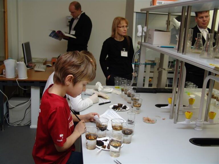 Ringitööga on hõivatud juba algklassilapsed. Foto: Viimsi Kool