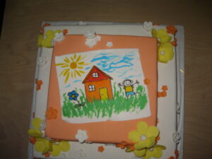 Soome eestlaste emakeelepäeva tort. Foto: Virge Sommer