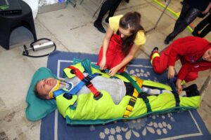 Mõned külastajad lasksid endale esmaabi anda.