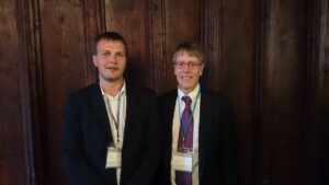 Allan Teder eelmise aasta Nobeli majandus­preemia laureaadi Lars Peter Hanseniga. Fotod: erakogu