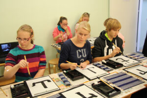 Kalligraafia õpituba.