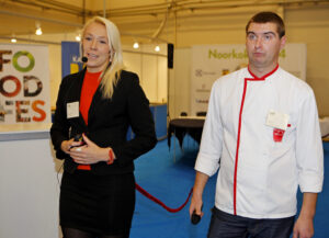 Merilyn Meho AS-ist Santa Maria ja Indrek Liiv P. Dussmann Eesti OÜ-st jagasid retsepte lasteasutuste menüüde rikastamiseks. 