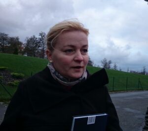 Koljunuki tarmukas perenaine, sada­makapteni abi Marianne Vainola.