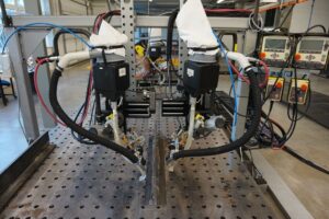 Tallinna Lasnamäe mehaanikakooli robotkeevituse seade – kool on juba praegu valmis õpetama robotkeevitust. Foto: Anu Kull