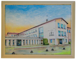 Kunstnik Ilmar Kruusamäe maali koolimajast „Valge maja” sai  Kohila gümnaasium vallalt kingiks 140. sünnipäevaks.