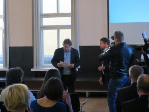 Erakoolide esindajate koosolek HTM-i saalis 26. oktoobril 2015. Foto: Sirje Pärismaa