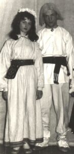 Tiina (Eneken Aksel (Priks)) ja  Margus (Peeter Tulviste) „Libahundis”. FOTO: TOOMAS VINDI JA ENEKEN AKSELI ERAKOGU