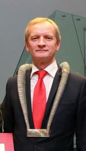 Tiit Land usub, et tema võit valimistel kinnitab valijate toetust suurtele muutustele ülikoolis. FOTO: TLÜ