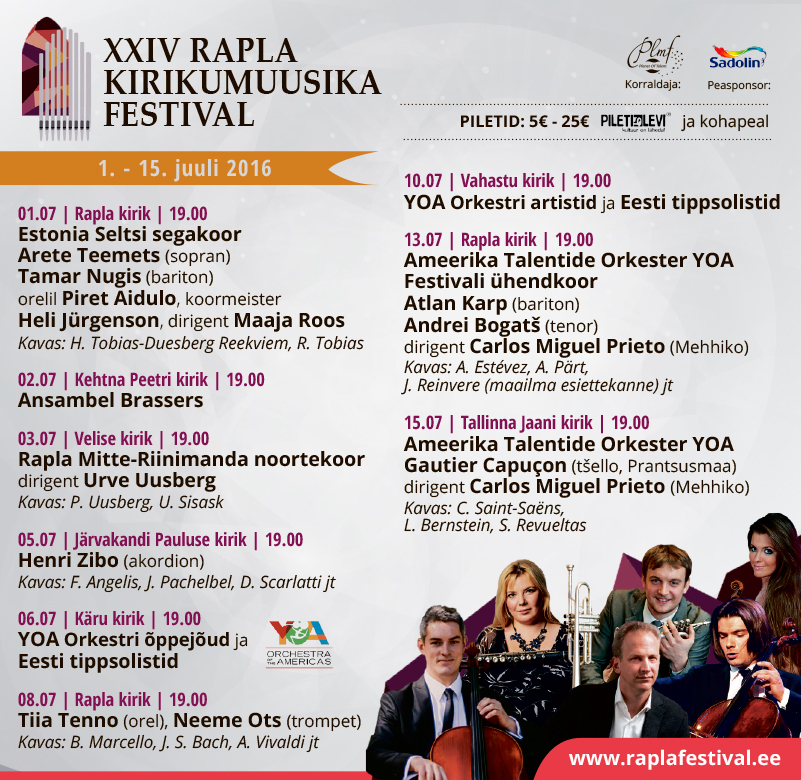 Eesti ja Ameerika muusikatalendid kohtuvad Rapla suvekoolis