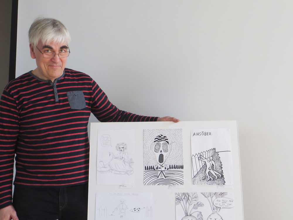 Karikatuurivõistlus sündis koolipingi kritseldustest