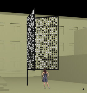 Hiiumaa Gümnaasiumi kunstikonkursi I koht "TUULELUULE".