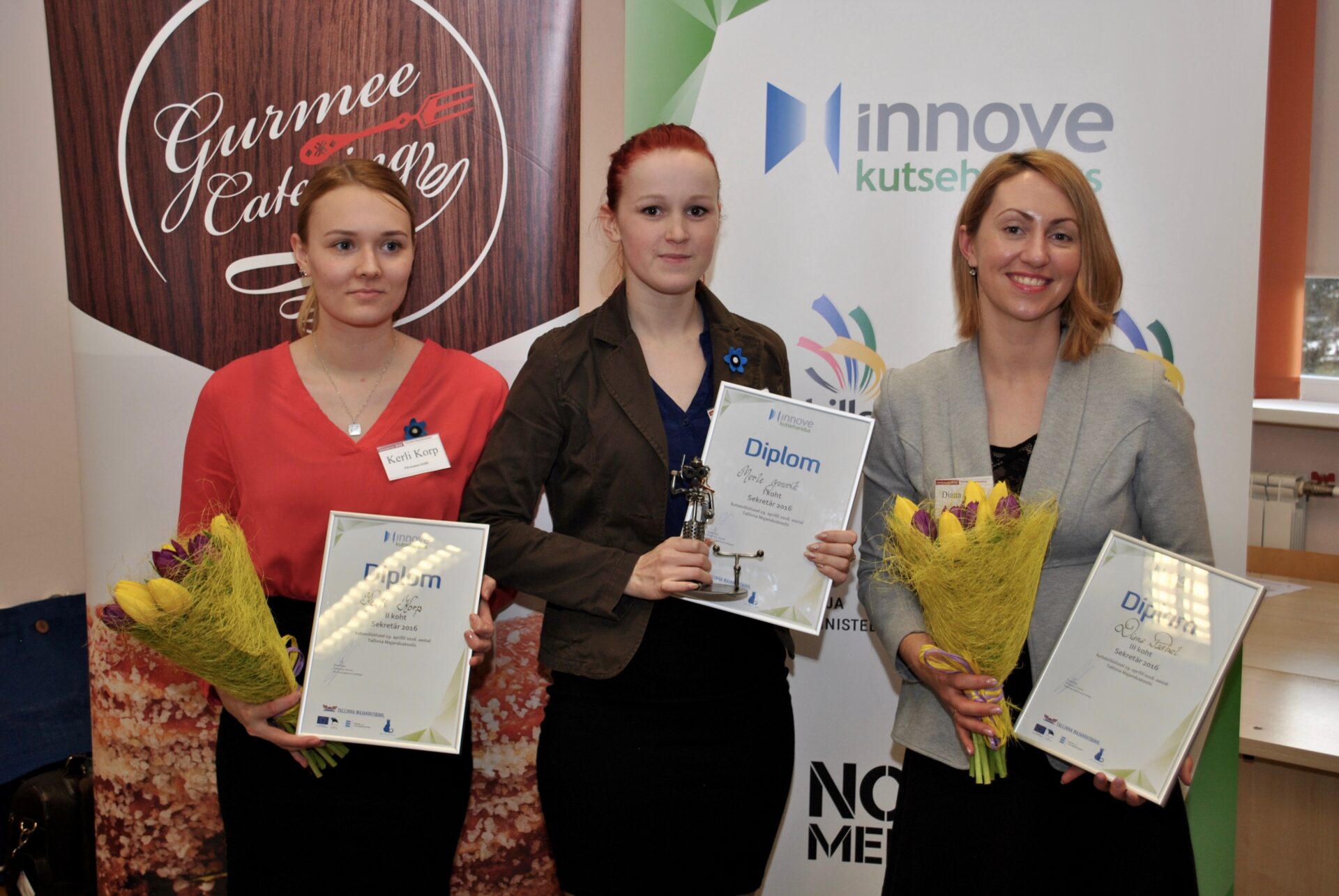 Pärnumaa kutsehariduskeskuse õppurid noppisid sekretäride kutsemeistrivõistlusel kaksikvõidu