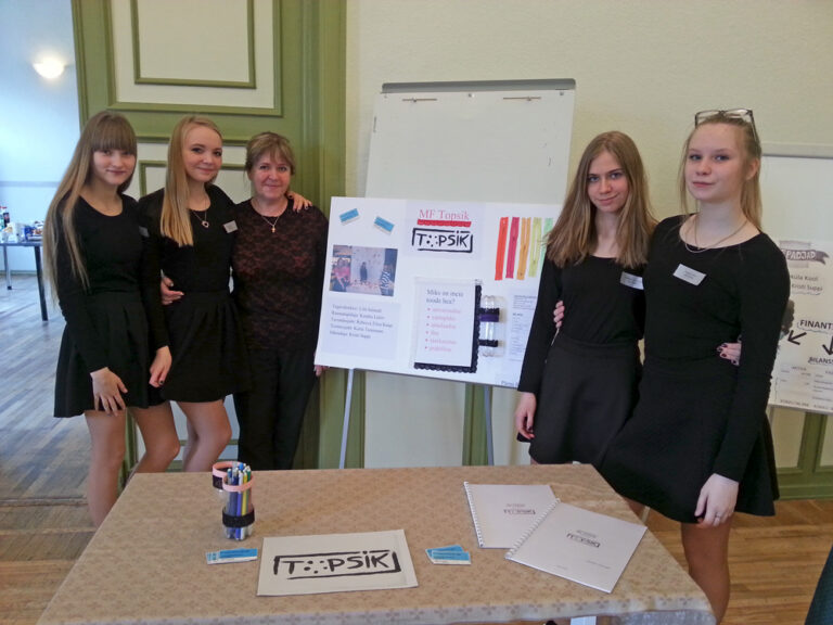 Kristi Suppi ja MF Topsik, Eesti minifirma konkursil III koht.