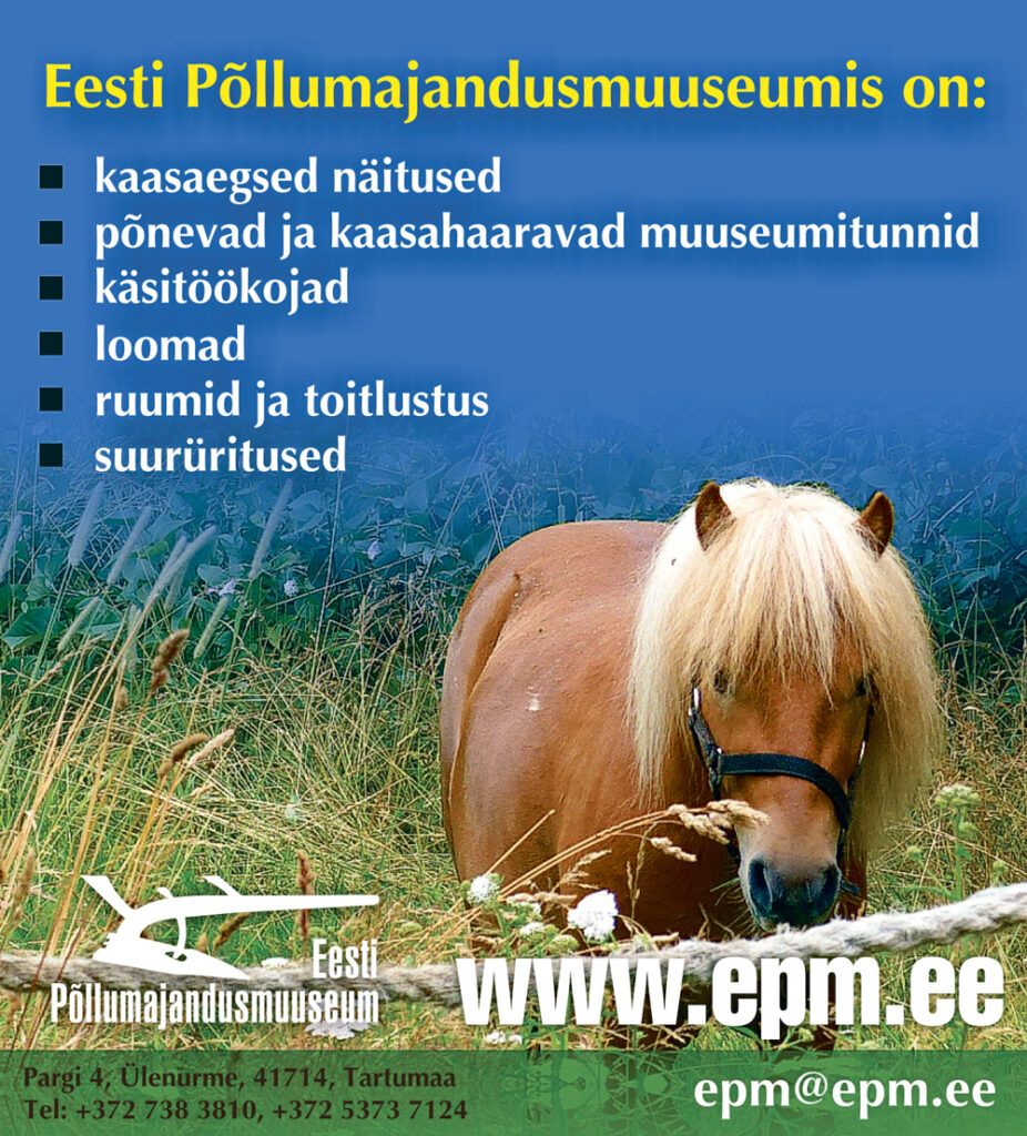 Eriline päev Eesti põllumajandusmuuseumis