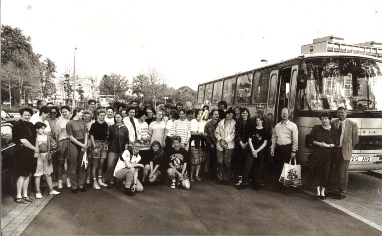 Tartu 5. keskkooli õpilased Warburgis. Foto: erakogu