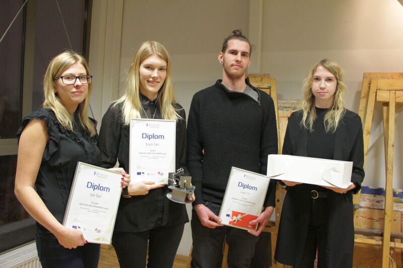 Parima noore graafilise disaineri tiitel läks Kuressaare ametikooli