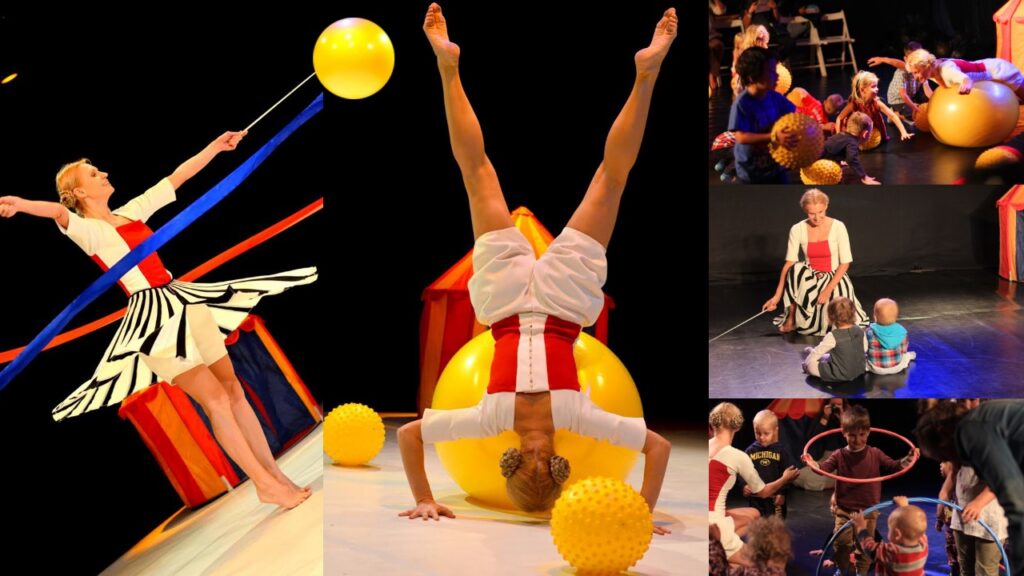 Interaktiivne tsirkuse-tantsuetendus „Värvilised mängud” pakub elamust kuni kolmeaastastele