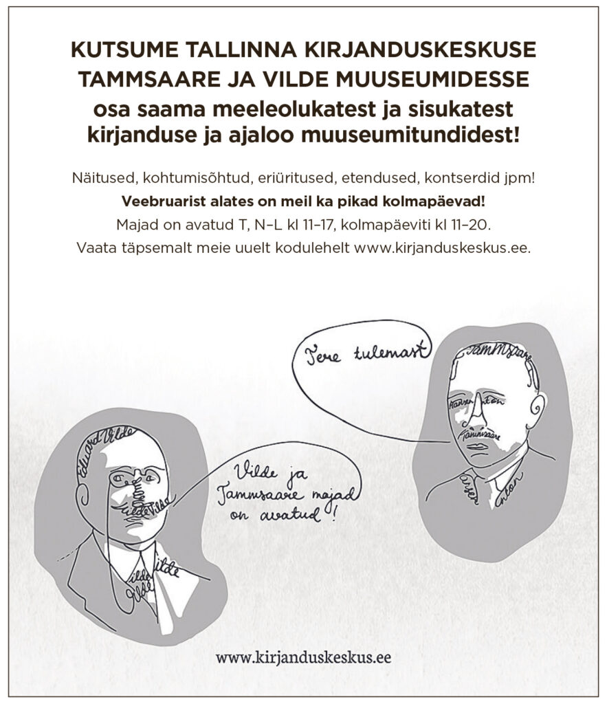 Vilde näitab (ema)keelt ja Tammsaare aitab tõlgendada