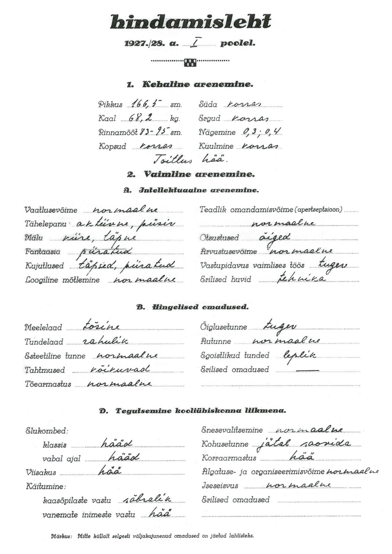 Võru gümnaasium astub õpilaste hindamises uude sajandisse