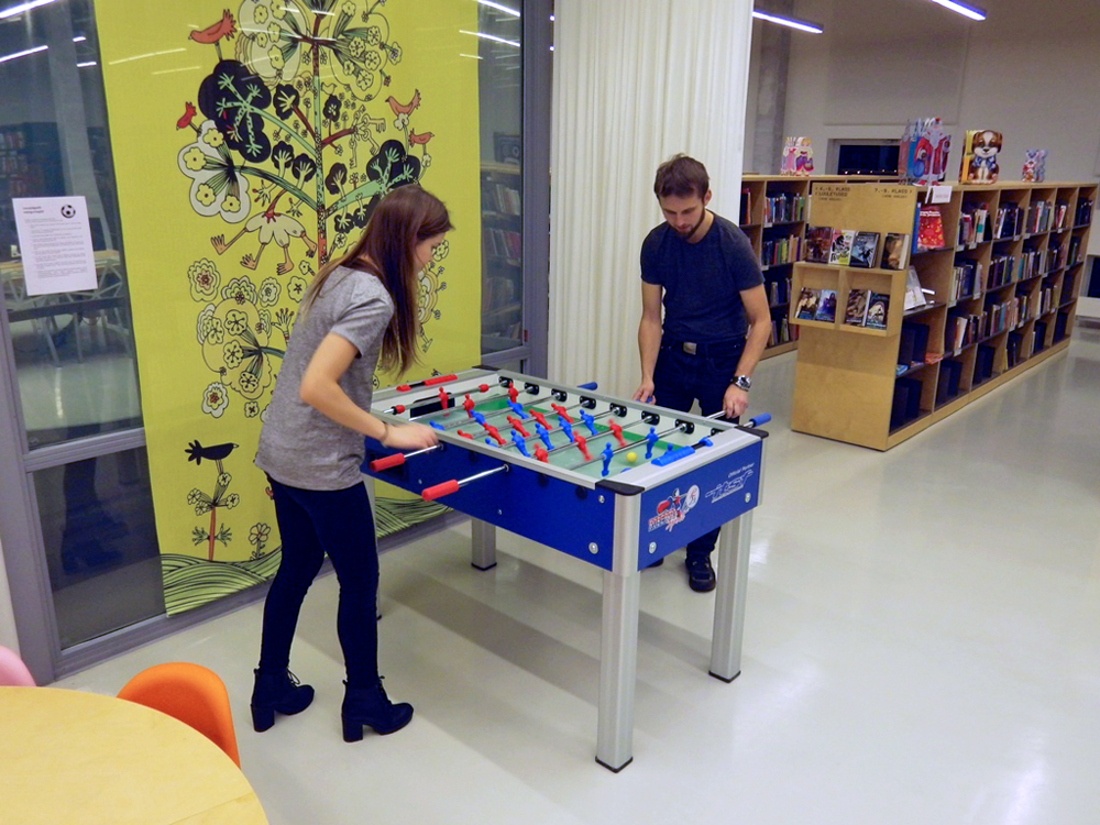 Moodsas raamatukogus saab nii õmmelda kui ka trummi taguda