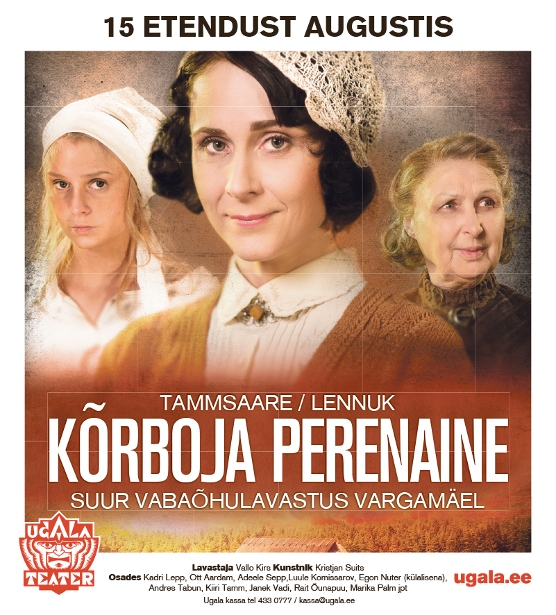 Kõrboja disko ja Gogoli perenaine ehk Ugala suvelavastused mängivad Eesti kirjandusklassikaga