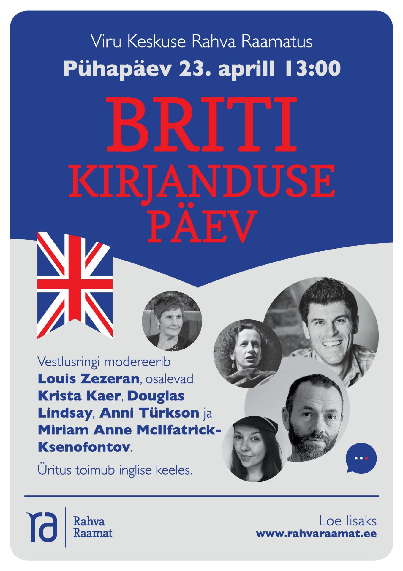 Briti kirjanduse päev Rahva Raamatus