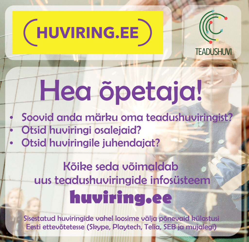 Teeme teadushuviringid üheskoos nähtavaks