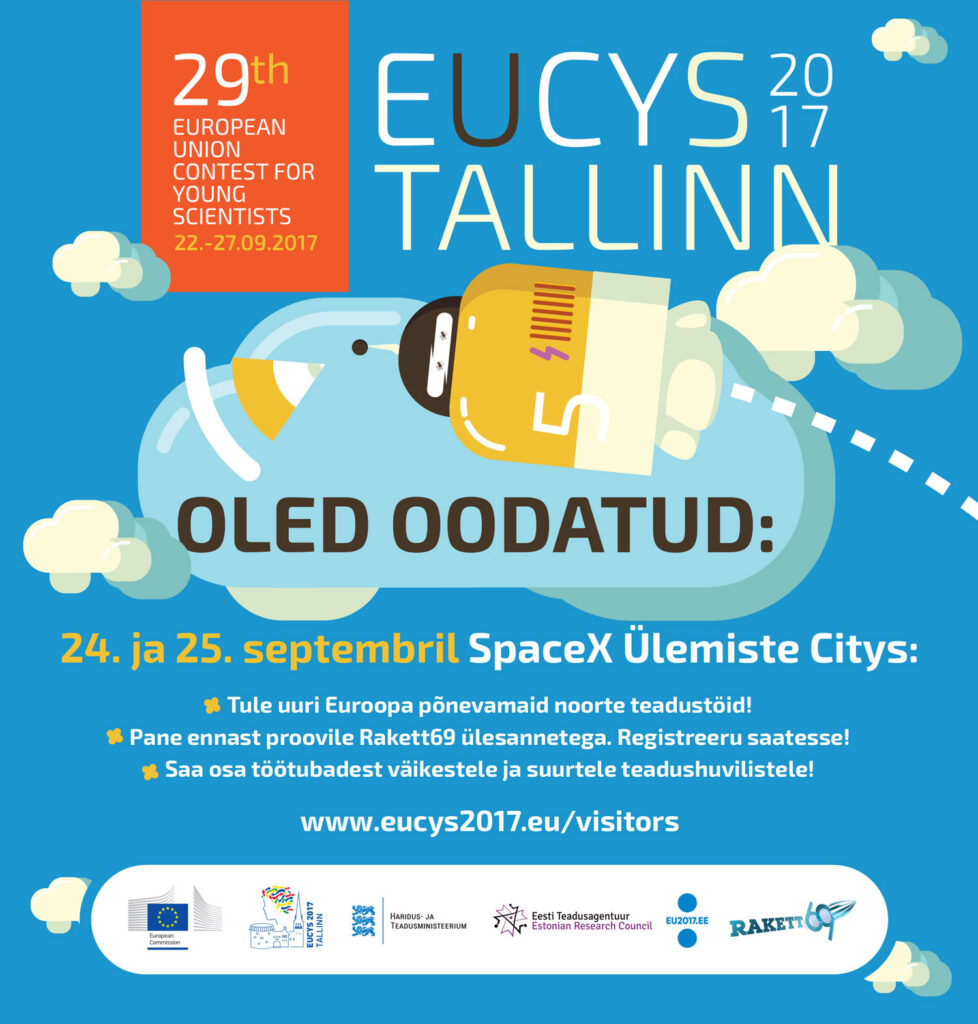 Tulge külastama üleeuroopalist õpilasteaduse konkurssi!
