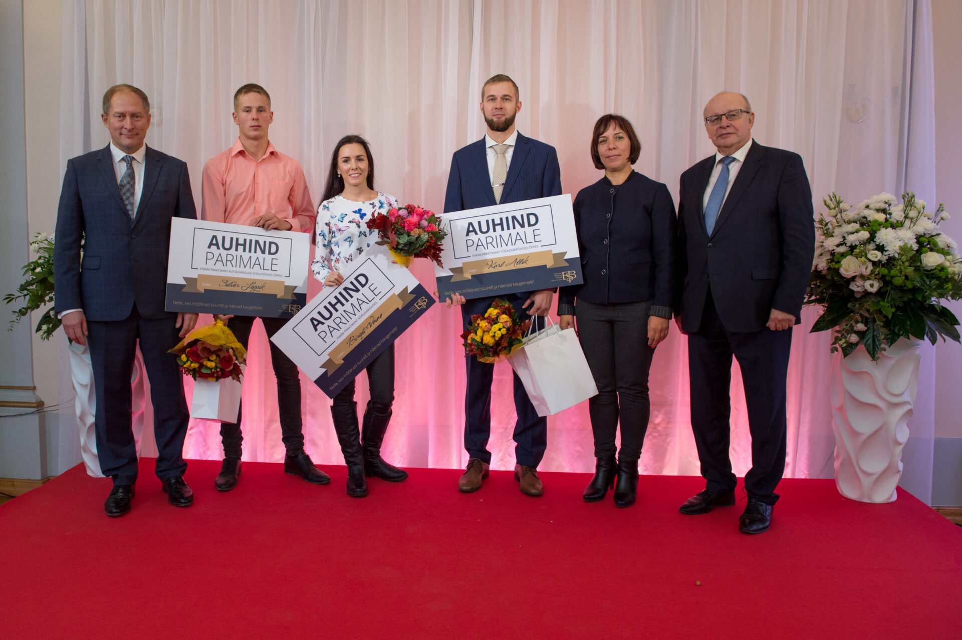 Parimad praktikandid on Birgit Vaino, Silver Leppik ja Karl Allik