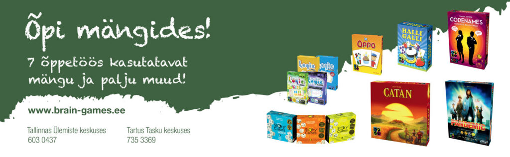 Õpi mängides – lapsed armastavad mängida