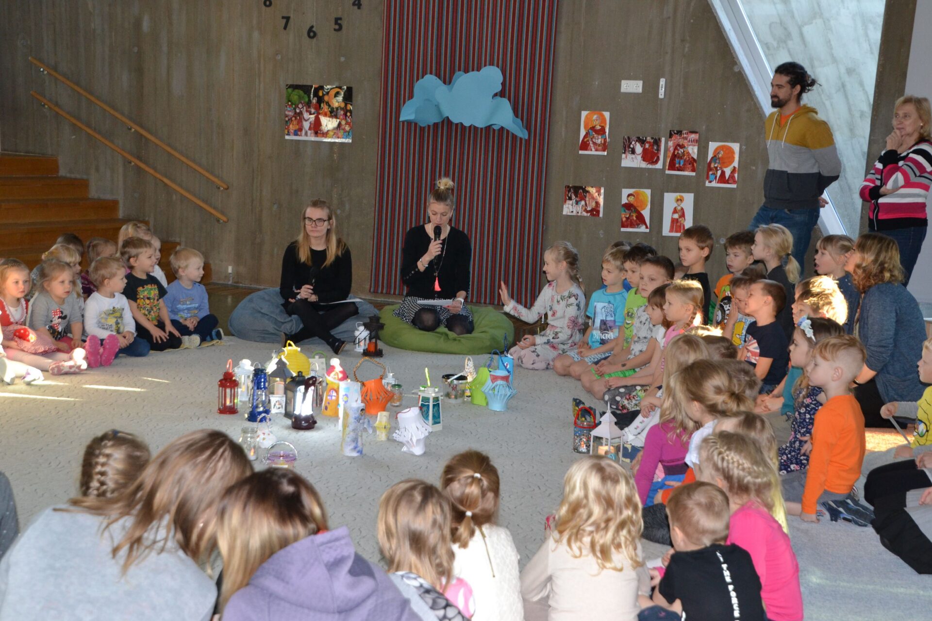 Laternapidu ja helkiv aed Tartu Lotte lasteaias