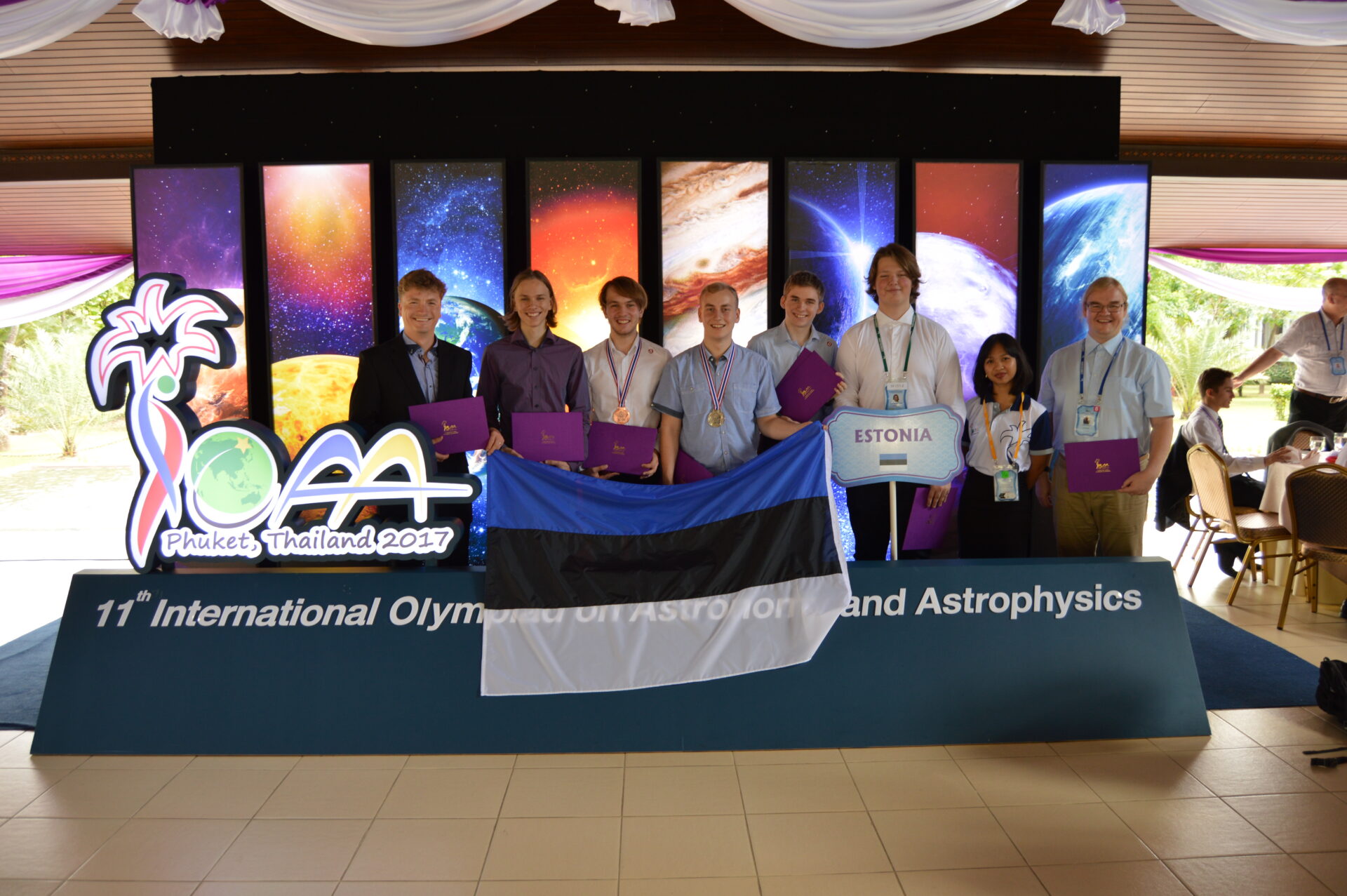 Treffneristid hiilgasid rahvusvahelise astronoomia ja astrofüüsika olümpiaadil