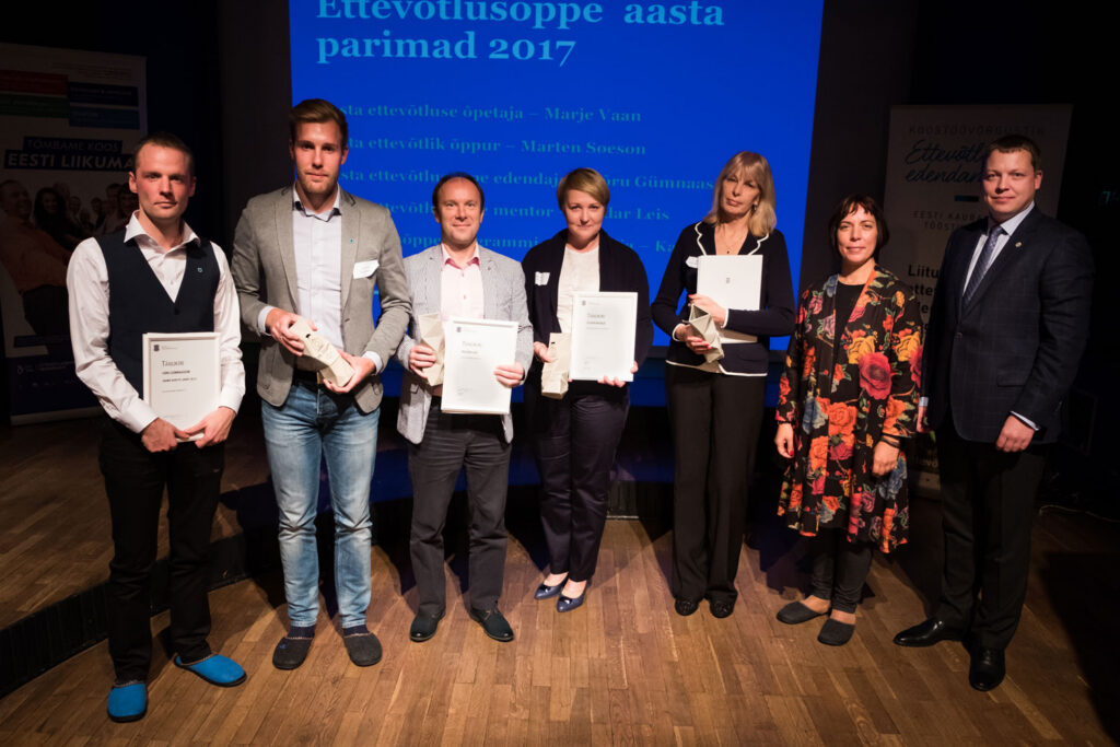 Ettevõtlusõppe programm „Edu ja tegu” tunnustas tublimaid