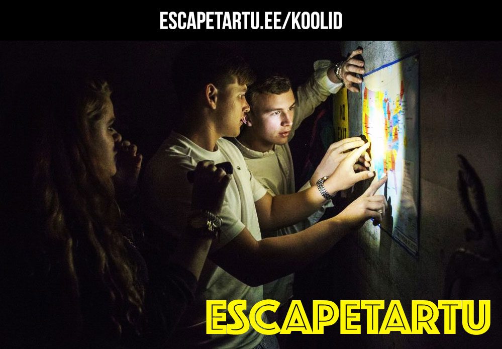 EscapeTartu – Meeleolukad ja põnevad klassireisid!