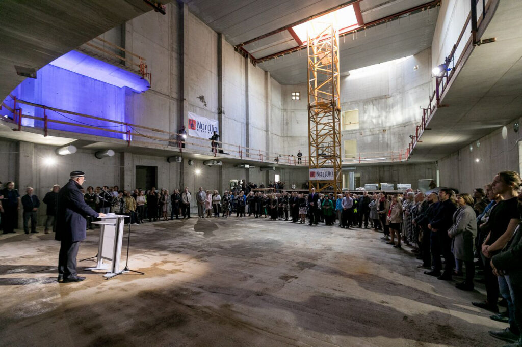 EMTA uus saalikompleks sai katuse alla