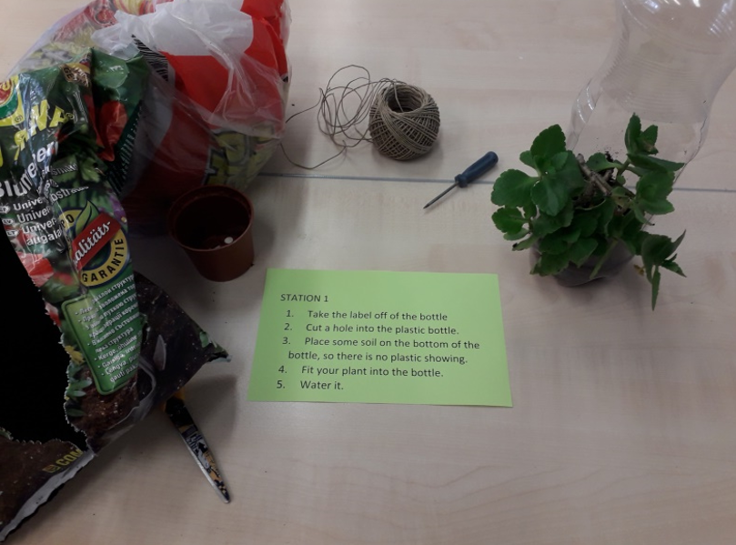 Taaskasutusprojekt Miina Härma gümnaasiumi inglise keele tunnis