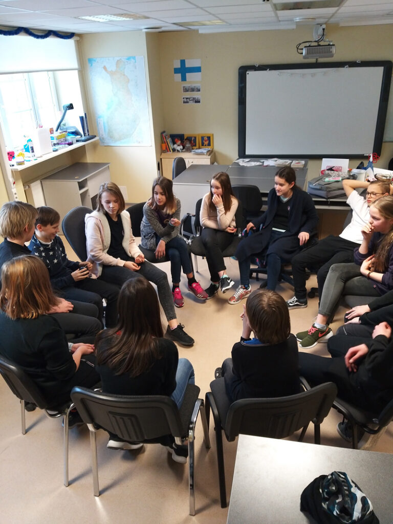 Murepilved soome keele õppe kohal