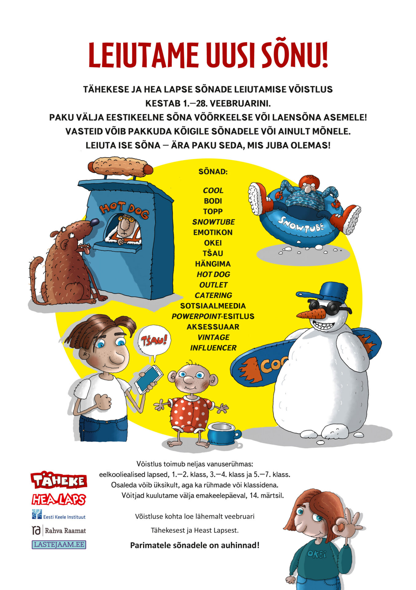 Tähekese ja Hea Lapse suur sõnade leiutamise võistlus on alanud!