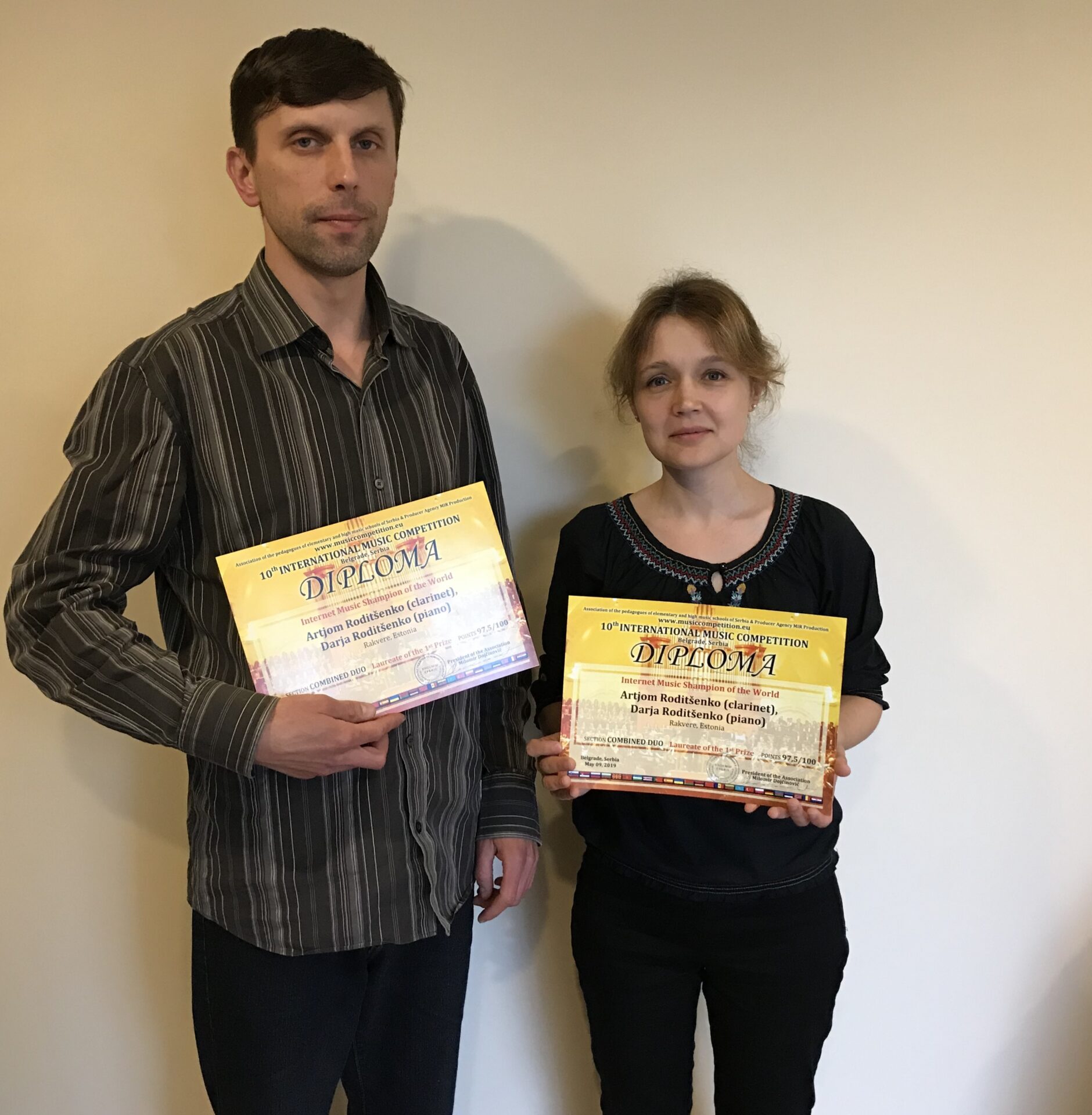 Lääne-Viru muusikaõpetajad saavutasid järjekordse rahvusvahelise võidu﻿