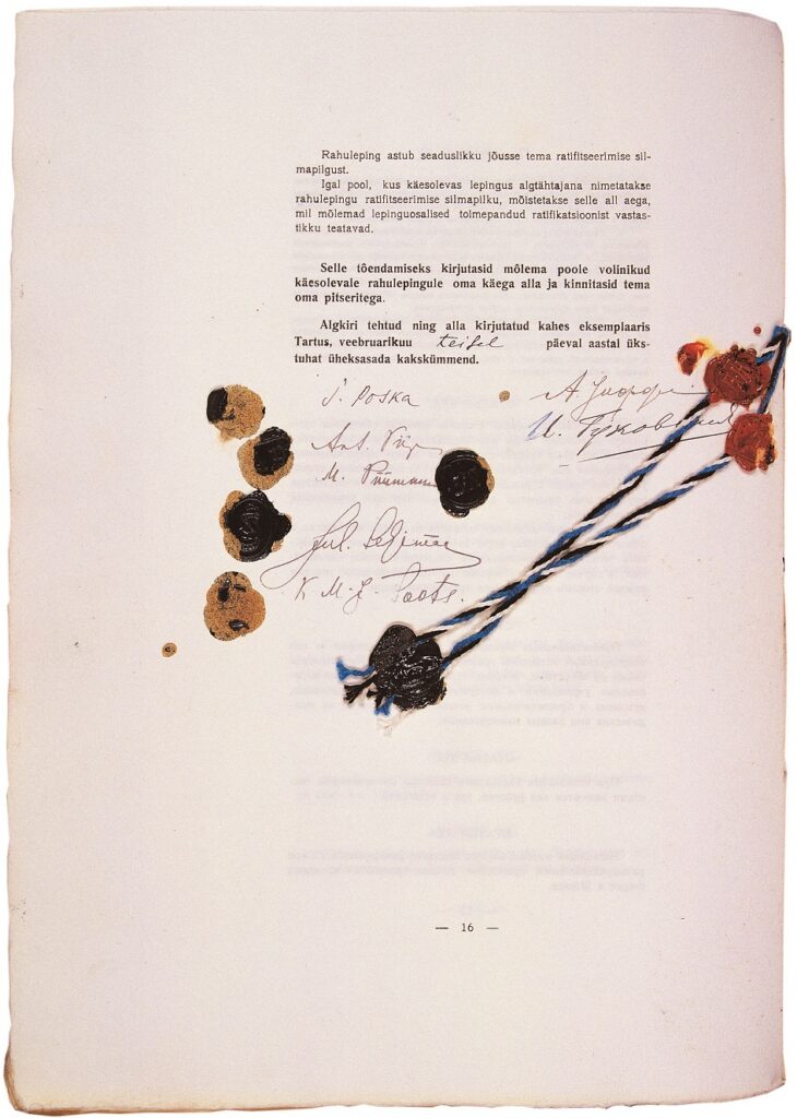 ERM-i Tartu rahulepingu originaali vaatama!
