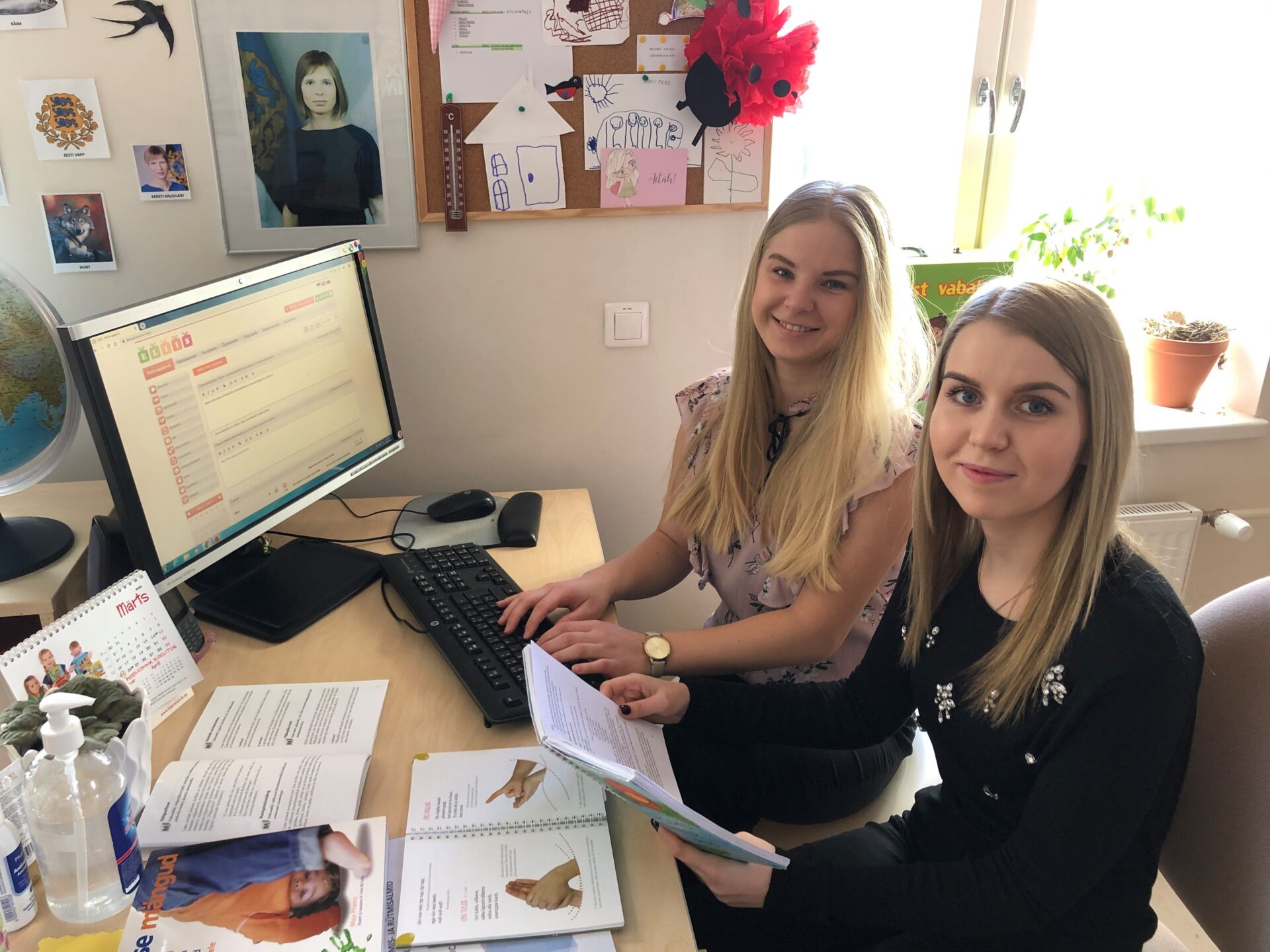 Lasteaiaõpetajad teevad kaugtööd