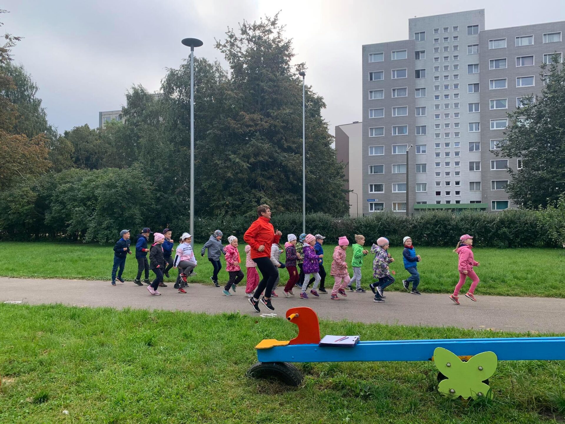 Lasteaialapsed üle Eesti  tegid sporti