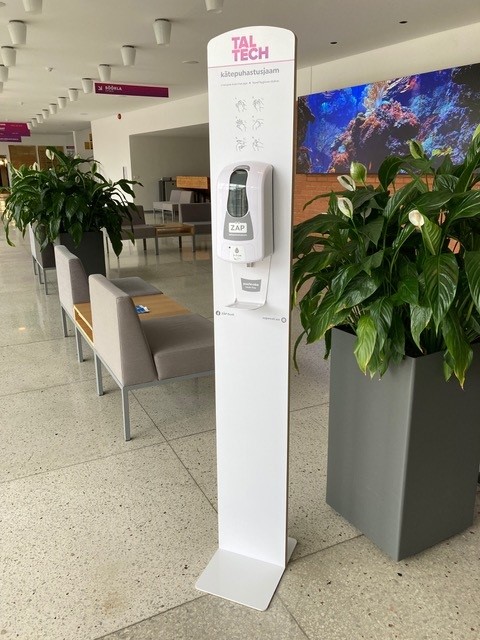 Haridusasutustele kätepuhastusjaam vaid kuue euroga kuus!