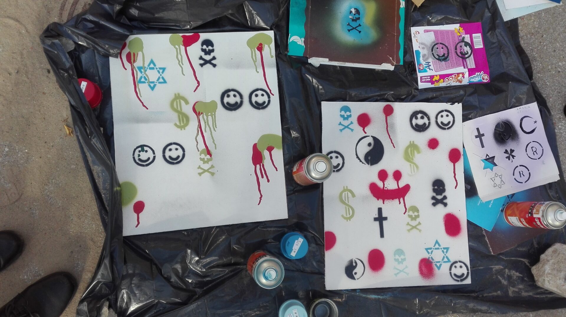 Grafiti töötuba Mustamäe humanitaargümnaasiumis