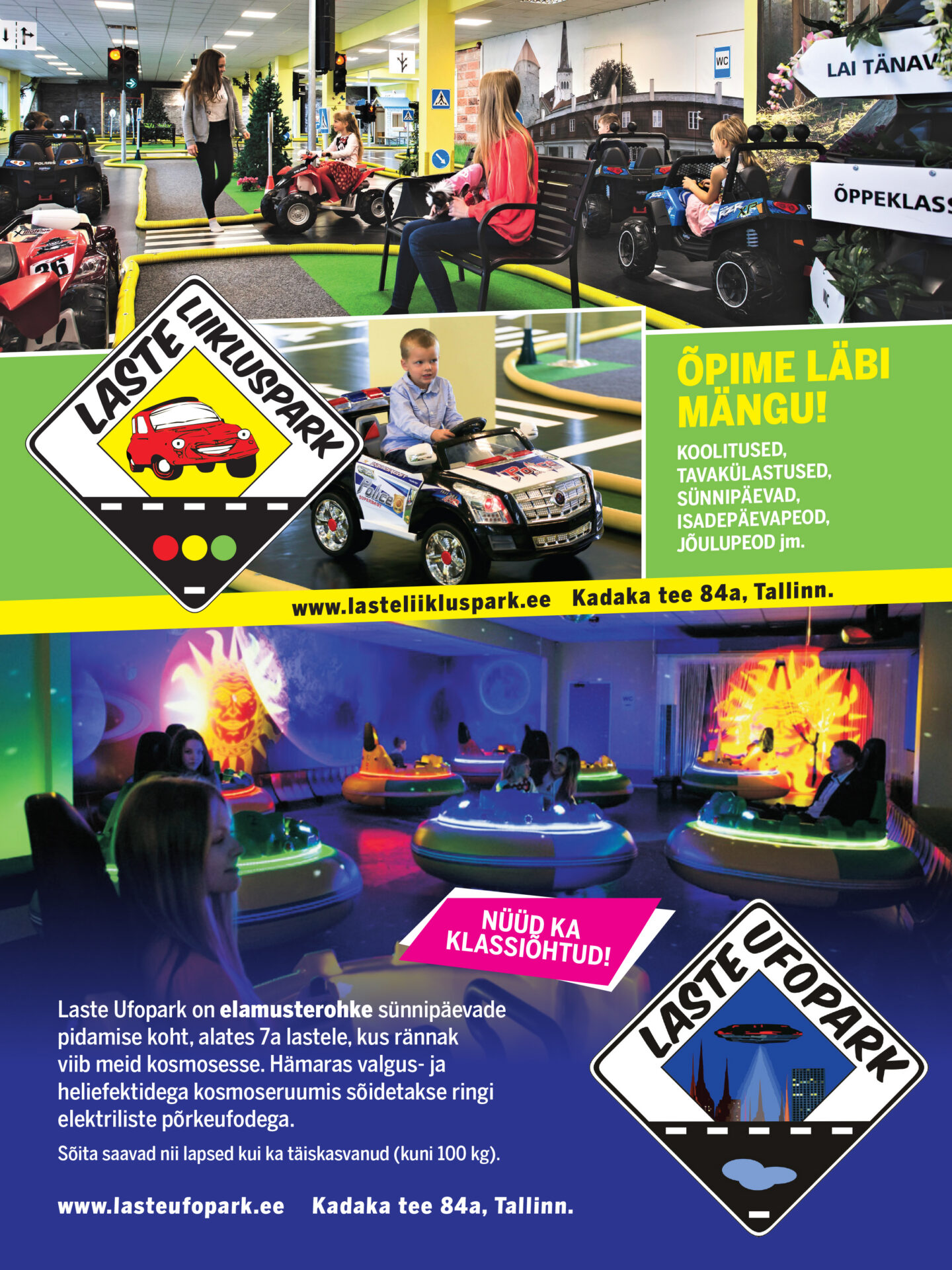 Laste Liikluspark pakub koolitusi lasteaia- ja 1.–2. klassi lastele 