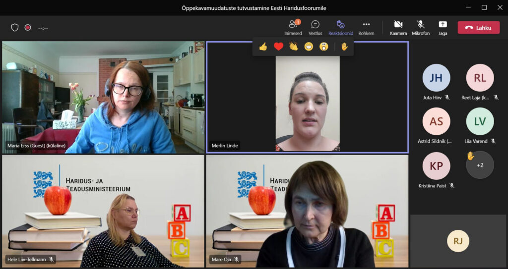 Mis õppekavas muutub?