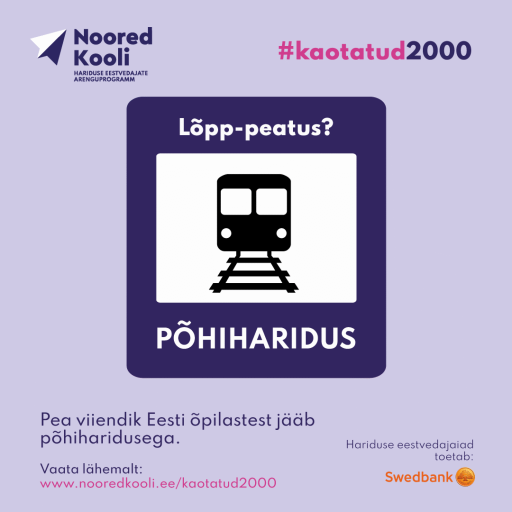 Iga viies Eesti noor kaob radarilt