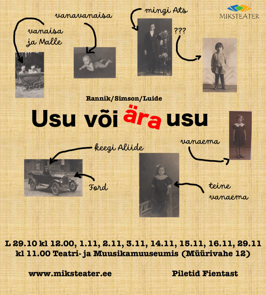 Miksteatri uued lood viivad fotoateljeesse ja raamatukokku