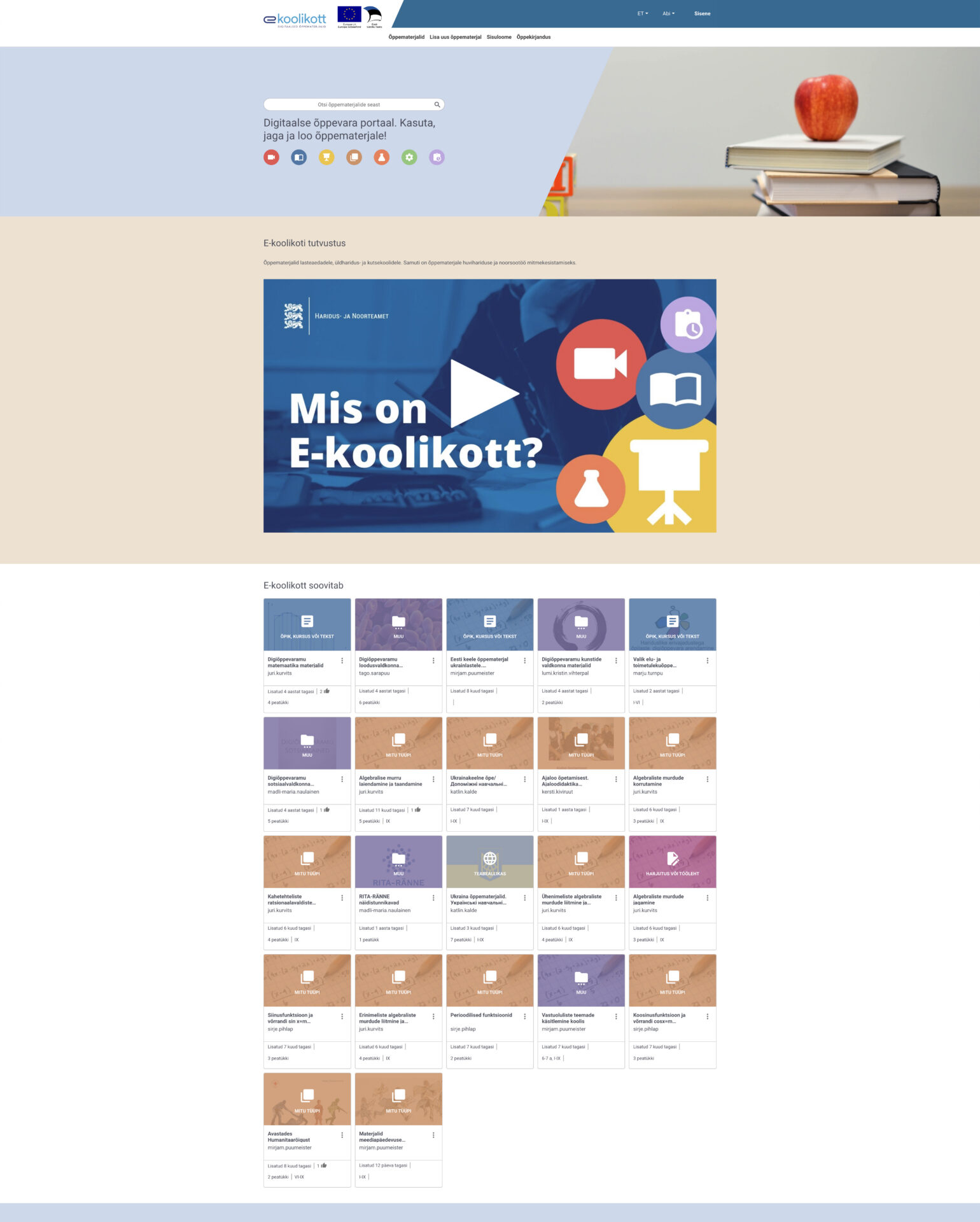 E-koolikotiga või E-koolikotita? Kuidas toetada õpetajat digiõppevara jagamisel? 